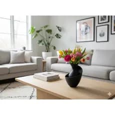 Vaso Decorativo Curvas Orgânicas Moderno Centro de Mesa 3D Vasos para Plantas Vaso Decoração de Sala