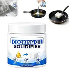 Pó De Solidificador De Óleo Natural De 30ml , Coagulante De Endurecimento Residual Comestível , Graxa De Cozinha Ecológi