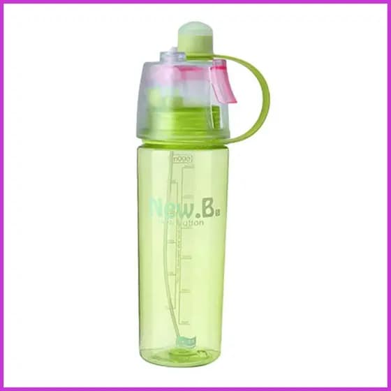 Garrafa De Água Senhor 600ml Spray Névoa Copo Portátil Garrafas Esportivas 2-Em-1 Função E Sip Sem yauaerbr