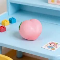 Brinquedo Realista Do Aperto Da Recuperação Lenta Pêssego , Dispositivo Elástico Alívio Estresse Novidade , Sensorial Di