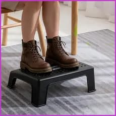 Sob A Mesa Apoio Para Os Pés Portátil Ergonômico Acessórios De Escritório Fezes Descanso Casa Escola Dormitório yauaerbr