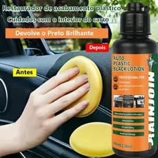 Restaurador De Guarnição Do Carro 100ml Interior Detalhando Vestir Auto Preto Para Sedan SUV Caminhão Painel Porta