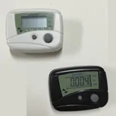 Contador Portátil Digital LCD Pedômetro Passo Calorias Quilômetro Caminhada Design Clipe