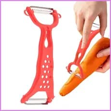 Descascadores Para Cozinha , Leve , Cabeça Dupla , Fatiador De Alimentos , Descascador Doméstico Com Alça Ergonômica chw