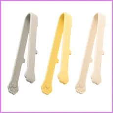 Pinças De Cozinha Com Design De Pata De Gato , Utensílio De Silicone Resistente Ao Calor , Para , Salada , Comida , Pão