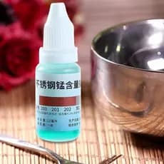 Líquido De Teste De Aço Inoxidável 304 , 12ml , Detecção De Identificação , Reagente Rápido Para Laboratório , Material