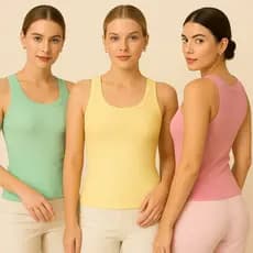Regata Feminina Canelada Básica Premium – Conforto, Estilo e Versatilidade