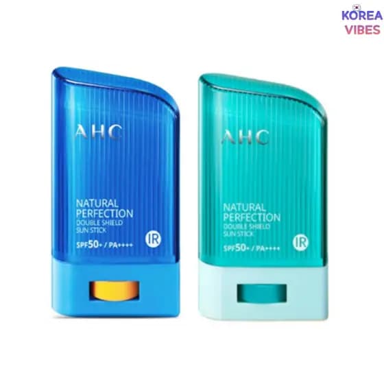 AHC Natural Perfection Protetor Solar Duplo Fps50 + PA + 14g 22g Azul Verde