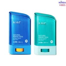 AHC Natural Perfection Protetor Solar Duplo Fps50 + PA + 14g 22g Azul Verde