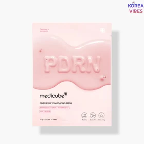 [MEDICUBE] Pacote De Máscara De Revestimento PDRN Pink Vita 22g