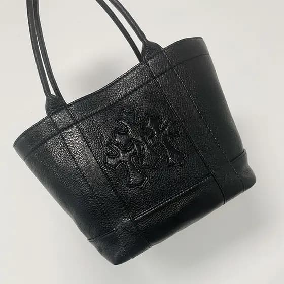 Bolsa transversal, pequena, com toque sofisticado, grande capacidade, bolsa transversal Chrome Hearts de couro de primei