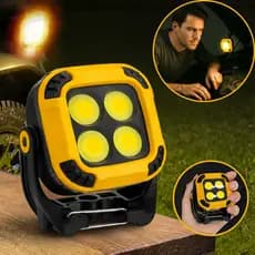 lanterna trabalho Refletor Potente lampião led Recarregável USB  Camping Acampamento Barraca Pescaria Lamparina