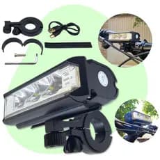 Lanterna Bicicleta Sinalizador Farol Bike Led Potente Usb Luz Frontal Recarregável Alumínio Forte Profissional