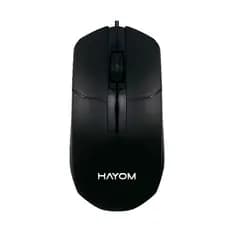 Mouse USB com Fio 1000 DPI Hayom MU2904 para PC Notebook Office Ergonômico