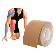 Fitas Tapping Bandagem Elástica Fisioterapia Esporte Funcional Academia Body Build