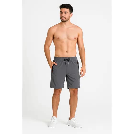 SHORTS maculina  tactel com elastano bolso com ZIPER MALHA FRIA SECAGEM RAPIDA IMPORTADA ALTA QUALIDADE