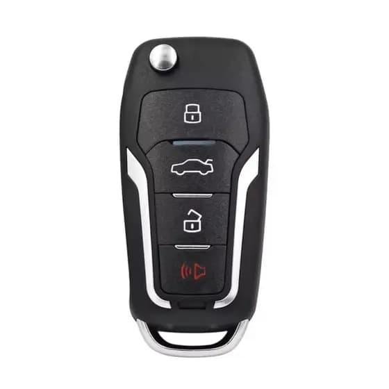 Carcaça Chave Kd Modelo Menor Ford 4 Botões