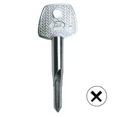 Chave Yale Tetra 3F X Fechadura Niquelada