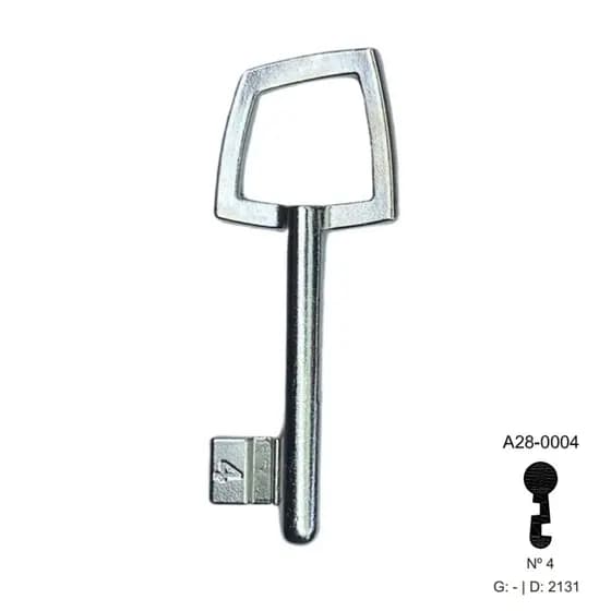 Chave Gorje Soprano Original Fechadura N°4