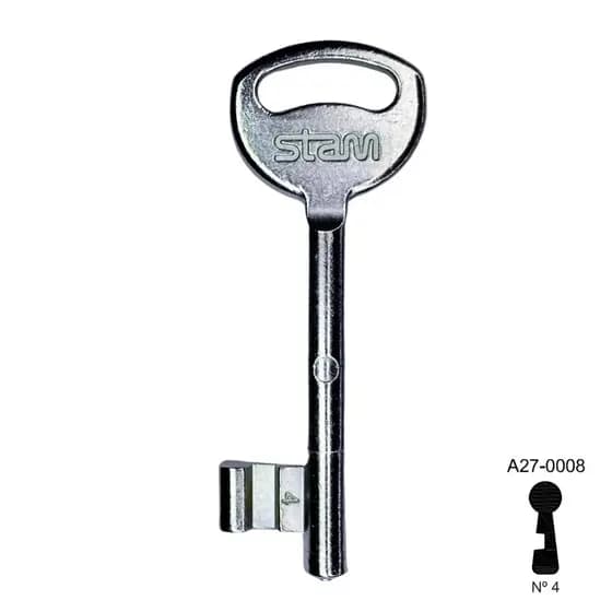 Chave Stam Original Fechadura Interna N°4