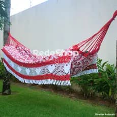 Rede Descanso Casal Luxo Rede Dormir Reforçada Rede De Descanso Casal Indiana king Gigante Rede Luxo