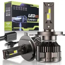 Par de Farol Ultra Led Lâmpada Carro Led Lâmpadas De Farol Kit de 300W 40000LM H4 H7 H8 H9 H11 HB3 HB4 6500K