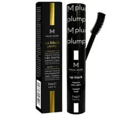Máscara de Cílios Up Black Pump 8g | Make More | Volume Intenso, Ultra Black e Remoção Peel Off