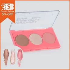 Contorno  Iluminador  Blush Pele De Milhões - Dailus