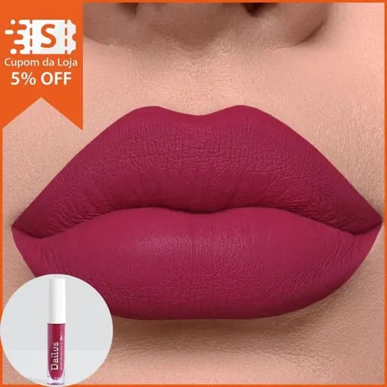 Batom Líquido Dailus Matte 5ml | Dailus | Acabamento Matte Perfeito e Alta Fixação