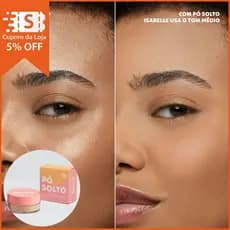 Pó Solto Ultrafino Dailus 15g | Acabamento Natural e Controle de Brilho