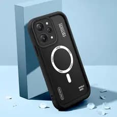 Capinha Para Xiaomi Redmi 12 Capa de Celular de Silicone Preta no Estilo Simples TY5585