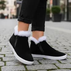 Botinha Feminina Pelinho Inverno Meninas Mulher Confortavel 34 ao 39