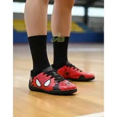 Chuteira Infantil Futsal Homem Aranha Society Menino Quadra Oferta