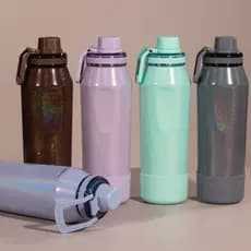 Garrafa Térmica Inox 650ml 950ml Academia Esporte Livre BPA Hydra Quente Frio Personalizada