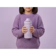Garrafa Térmica Infantil Kubb 420ml – Personalizável, Anti-Vazamento, Ideal para Escola e Passeios