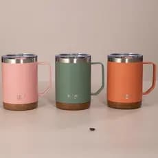 Caneca Térmica Inox 400ml  530ml | Isolamento Térmico a Vácuo | Bebida Fria 06h ou Quente 03h