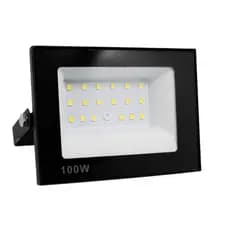 Refletor Bivolt Holofote Led 100W Prova D’Água IP66 Frio Branco Iluminação Forte