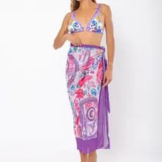 kit de biquíni lindas cores acompanha saída de praia canga pareó.Fashionista de praia e piscina,