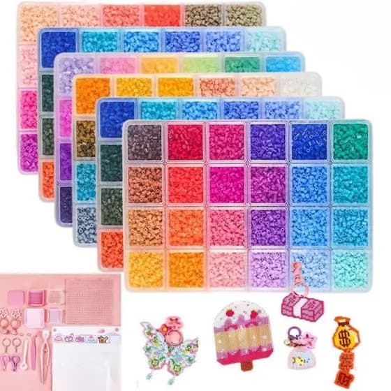 Kit De Contas NANCI Perler Hama , Caixa De Quebra-Cabeça DIY De 2.6 Mm , De Decoração De Artesanato Artesanal