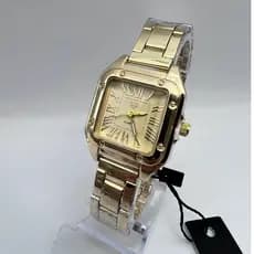 Relógio DHP resistente à água feminino metal LM [8332-2408]