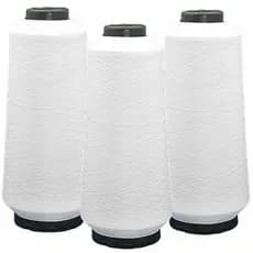 Fio De Poliéster Para Overlock Cone C/ 300g - Kit 3 Unidades branco