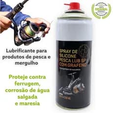 SPRAY lubrificante para produtos de pesca e mergulho com grafeno