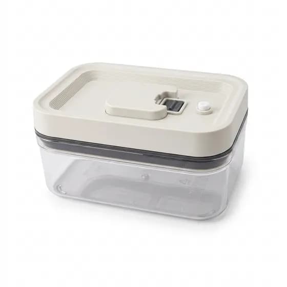 Pote Retângular Hermético Organizador À Vacuum One 750 Ml