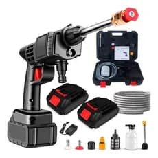 Lavadora de Alta Pressão Bivolt Portátil Profissional Sem Fio Recarregável Original 110V E 220V