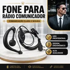 Fone De Ouvido Rádio Comunicador Baofeng 777 PTT Segurança Alta Qualidade Uso Profissional Equipes Eventos