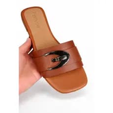 Sandália Rasteira Femmy Confortável Casual Cinto Tala Fivela 062
