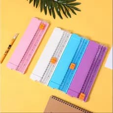Guilhotina Portátil Cortador De Papel A5 26.5*cmx8.5cm Material Escritório