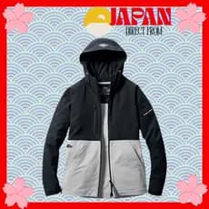 【Direct from Japan】BURTLE Jaqueta com Capô Unissex Preto 9515 | Desodorizante, Absorção de Suor, Secagem Rápida, Elastan