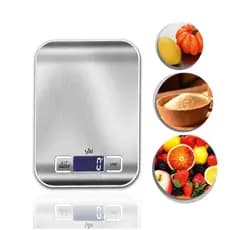 Balança Digital de Cozinha Inox alta precisão com Visor digital de ate 10 Kg