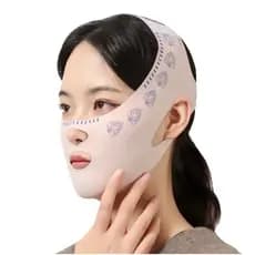 Cinta Facial Cirurgica Modeladora Reduz Papada E Afina Rosto Bandagem De Lifting Facial